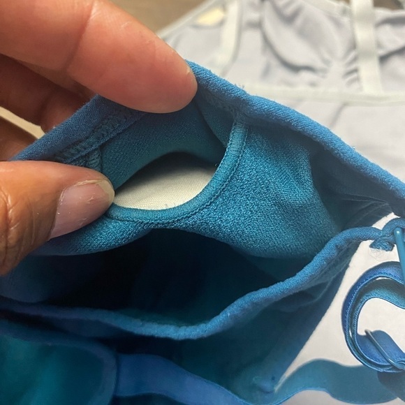 Lot of 2 nursing Tommy control tank tops gray and teal - Picture 5 of 7